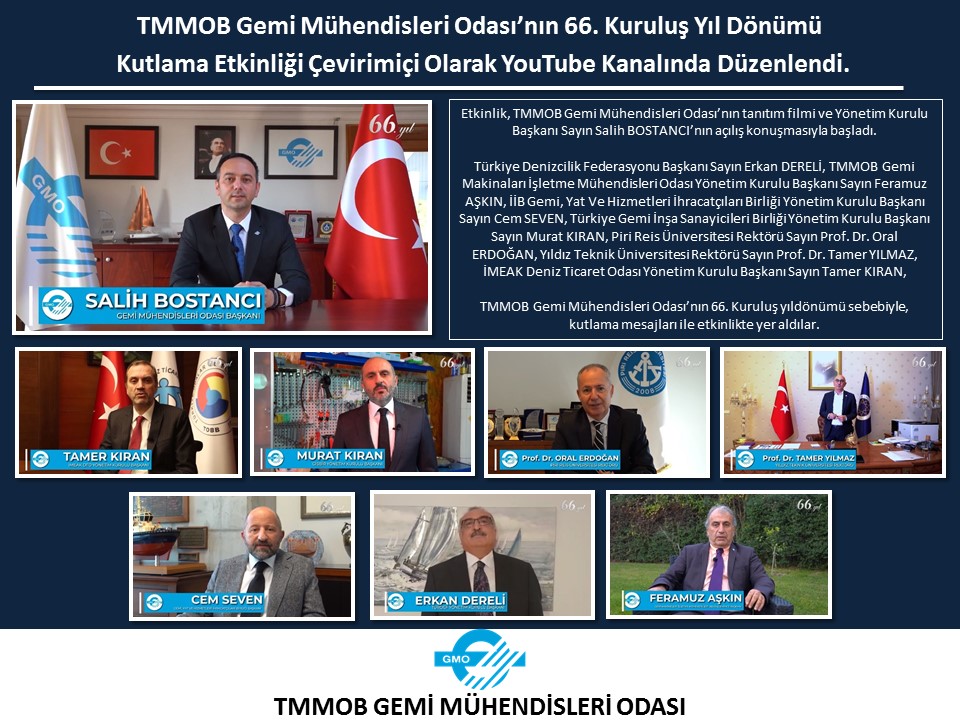 66. KURULUŞ YIL DÖNÜMÜMÜZÜ ÇEVRİMİÇİ OLARAK YOUTUBE KANALIMIZDA DÜZENLEDİK
