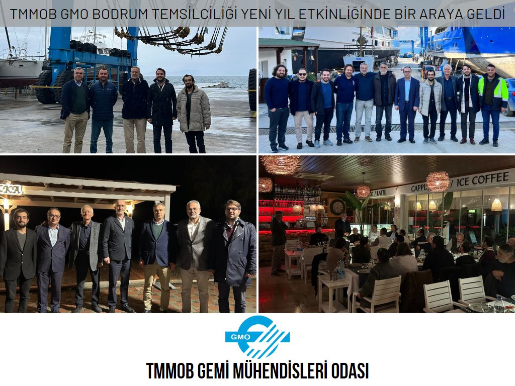 TMMOB GMO BODRUM TEMSİLCİLİĞİ YENİ YIL ETKİNLİĞİNDE BİR ARAYA GELDİ