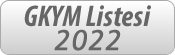 GKYM Listesi - 2022