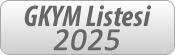 GKYM Listesi - 2025