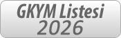 GKYM Listesi - 2026