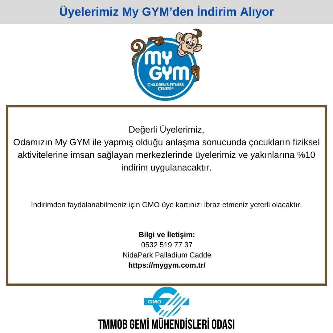 ÜYELERİMİZ MY GYM’DEN İNDİRİM ALIYOR