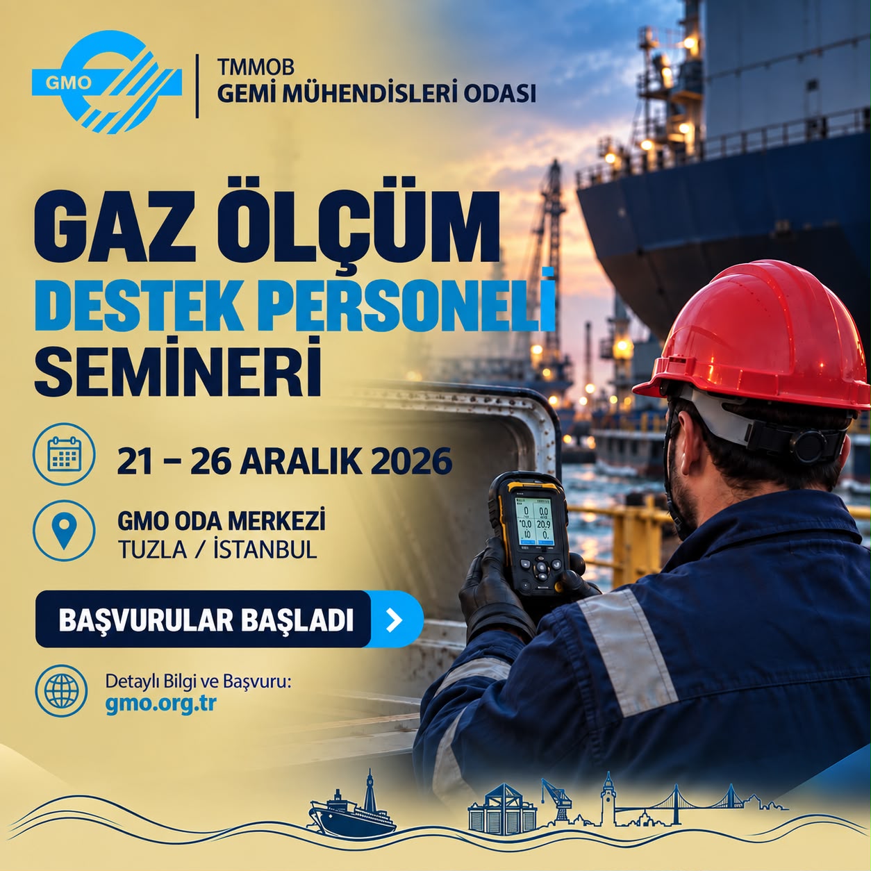 GAZ ÖLÇÜM DESTEK PERSONELİ SEMİNERİ BAŞVURU SÜRECİ BAŞLADI ARALIK 2026