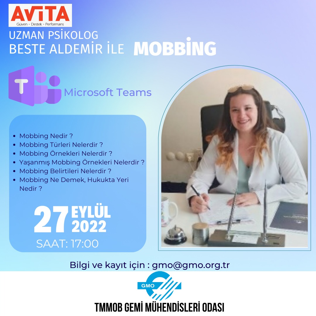 MOBBİNG EĞİTİMİ DÜZENLENİYOR