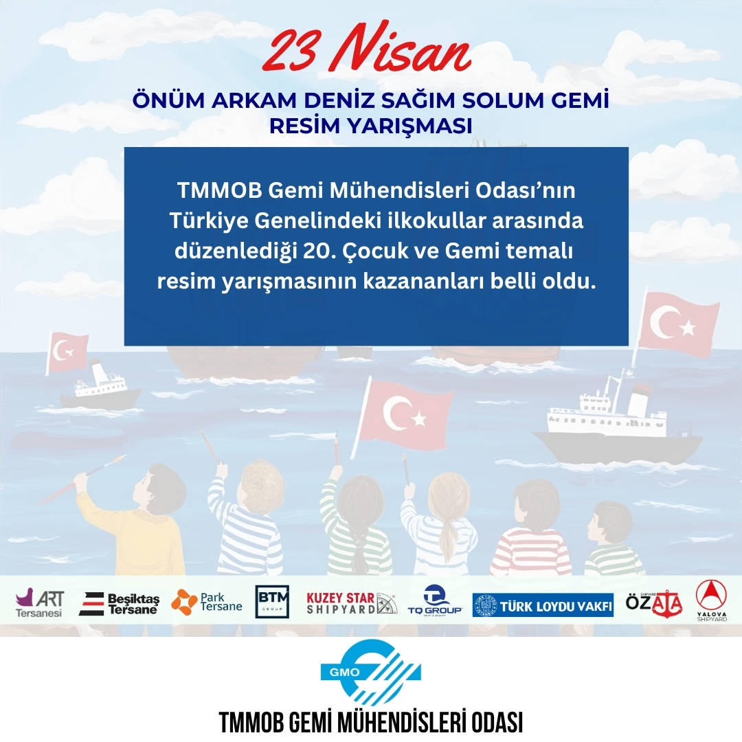 20. ÖNÜM ARKAM DENİZ, SAĞIM SOLUM GEMİ RESİM YARIŞMASI SONUÇLANDI