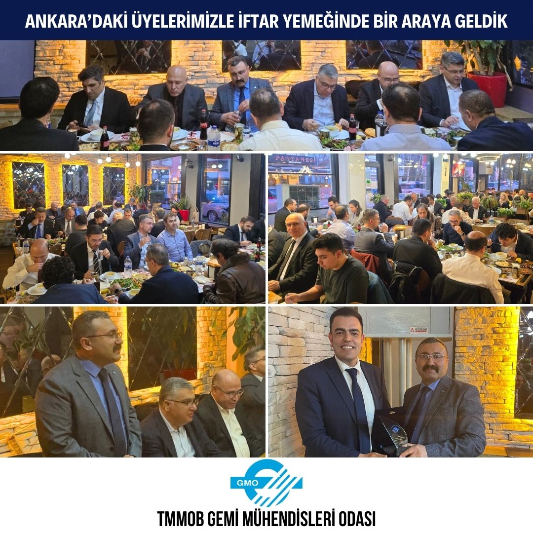 ANKARA’DAKİ ÜYELERİMİZLE İFTAR YEMEĞİNDE BİR ARAYA GELDİK