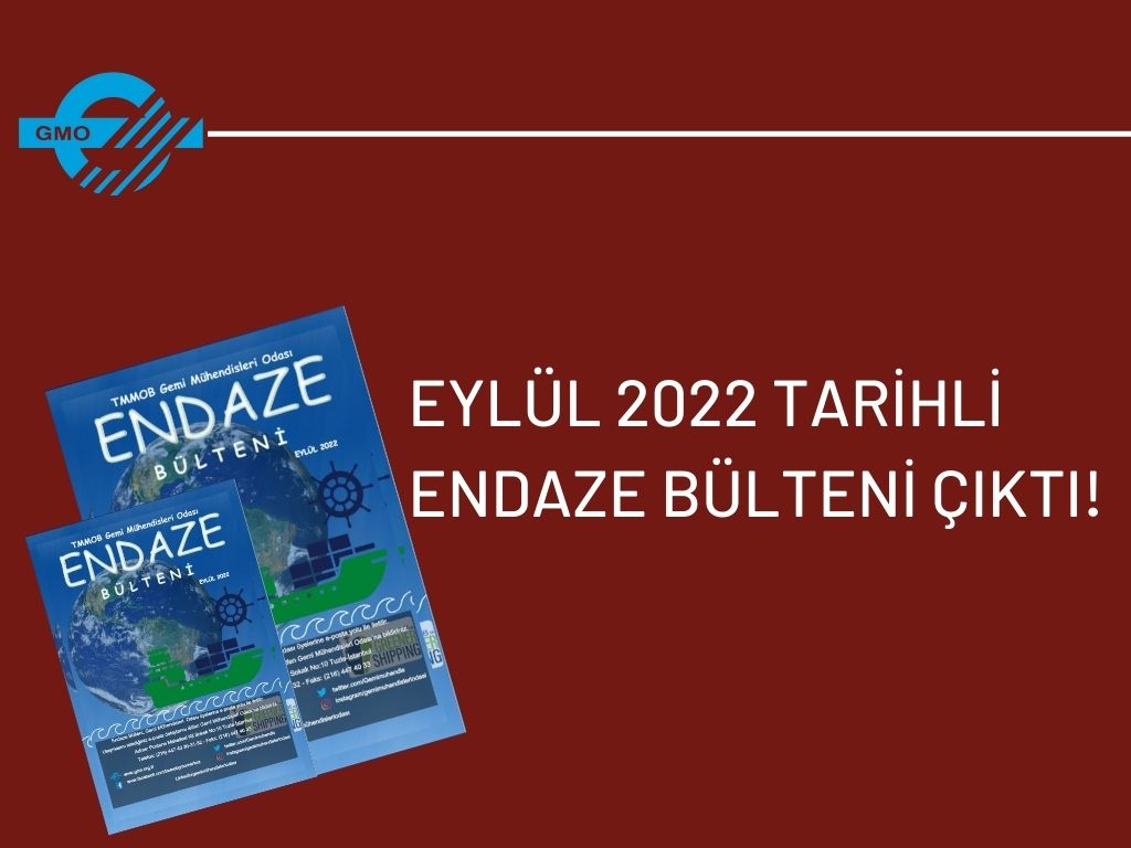 EYLÜL 2022 TARİHLİ ENDAZE BÜLTENİ ÇIKTI!