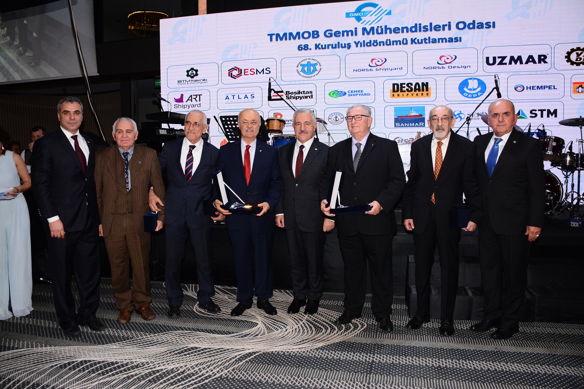 TMMOB GEMİ MÜHENDİSLERİ ODASI KURULUŞUNUN 68. YILINI KUTLADI