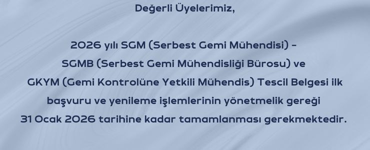2026 SGM-SGMB-GKYM TESCİL BELGESİ BAŞVURU İŞLEMLERİ BAŞLADI