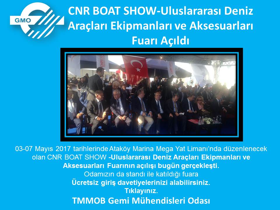 CNR AVRASYA BOAT SHOW 2017