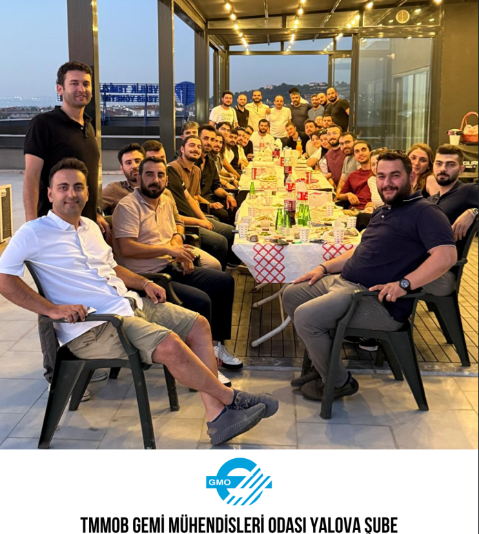 YALOVA ŞUBE YÖNETİMİMİZ GENÇ GEMİ MÜHENDİSİ MESLEKTAŞLARIMIZ İLE YEMEK ORGANİZASYONUNDA BİR ARAYA GELDİLER.