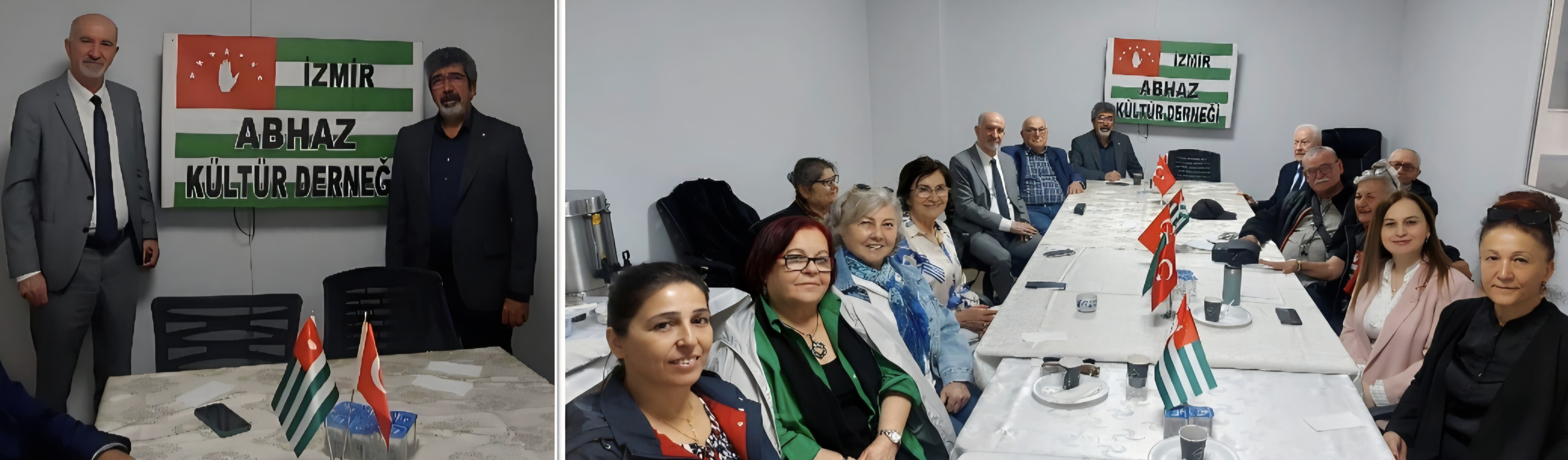 İzmir Abhaz Kültür Derneği Toplantısına Katıldık.