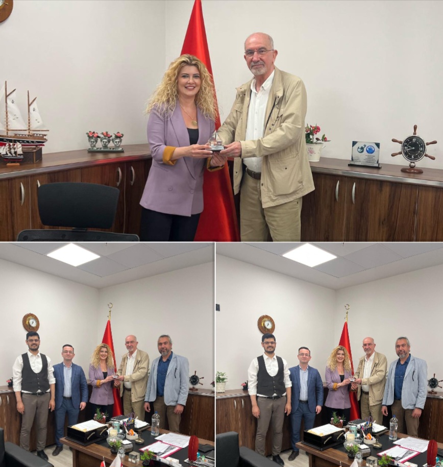 İzmir Katip Çelebi Üniversitesi Gemi İnşaatı ve Denizcilik Fakültesi Dekanı Prof. Dr. Sayın Ebru Yeşim ÖZKAN ziyaret edildi.